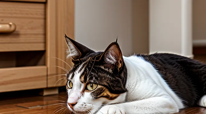 A cat scratches to the point of bleeding but has no fleas: how to treat?