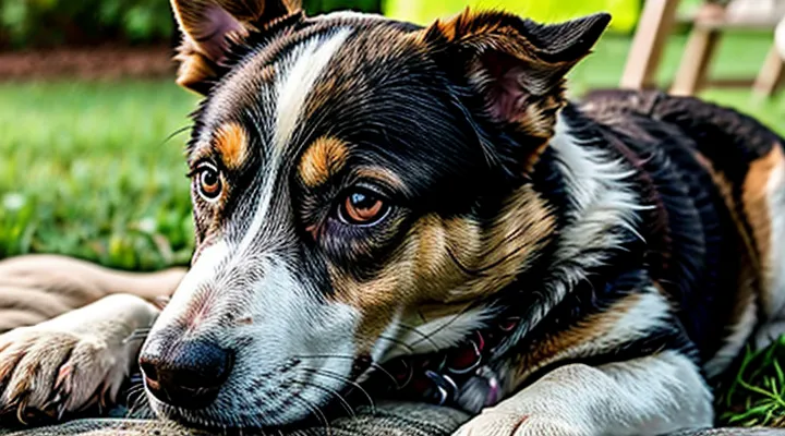 After a tick bite in a dog causing lethargy and loss of appetite, what should you do?