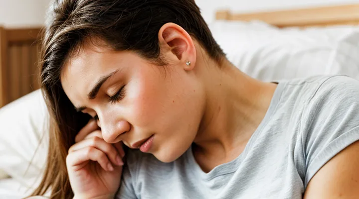 After how long do encephalitis symptoms appear in a person after a tick bite?