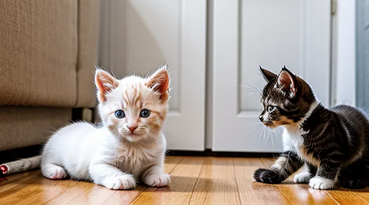 At what age are kittens usually treated for fleas?