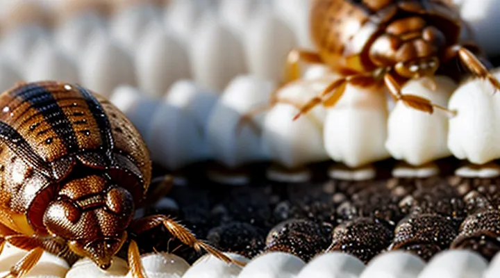At what age do bedbugs start laying eggs?