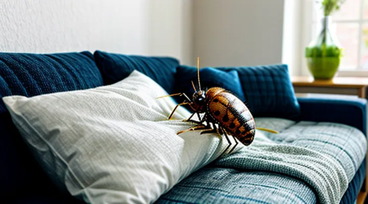 Bedbugs appeared in the couch: what should you do?
