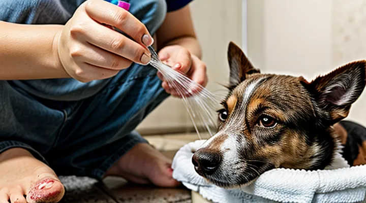 Can a dog be washed after applying spot‑on treatments for ticks and fleas?