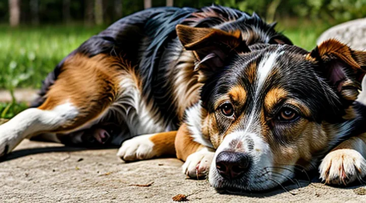 Can a dog develop diarrhea from a tick bite?