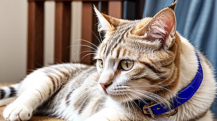 Can a flea collar be put on a nursing cat?