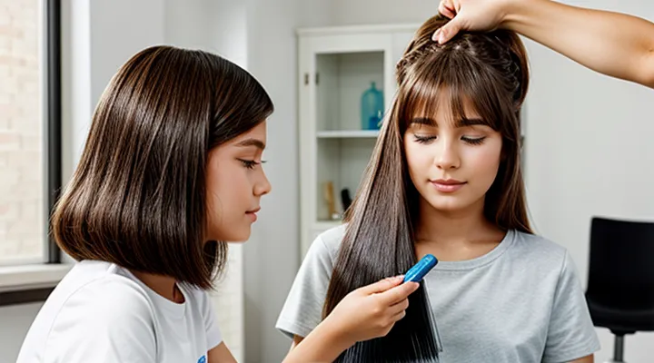 Can a hair straightener be used to eliminate lice?