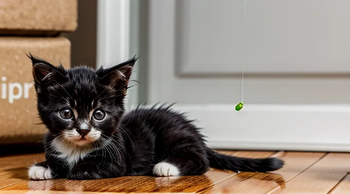 Can a kitten be poisoned by flea drops?