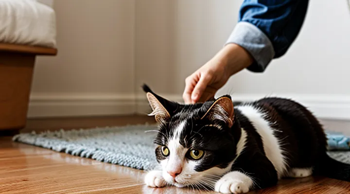 Can a person contract fleas from a cat?