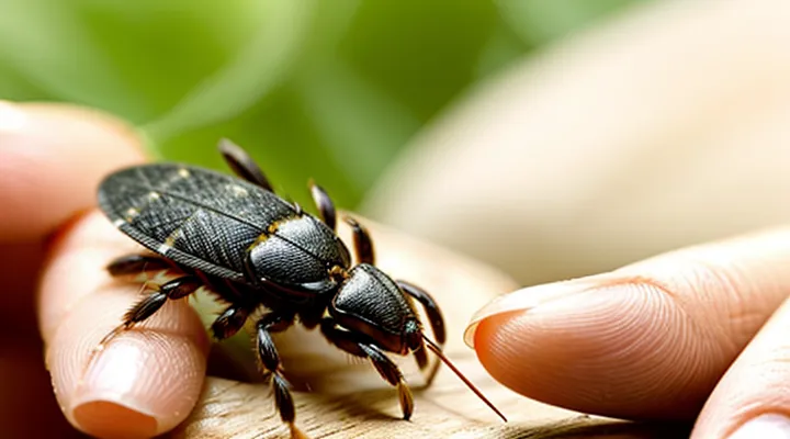 Can a tick bite be felt by a human?