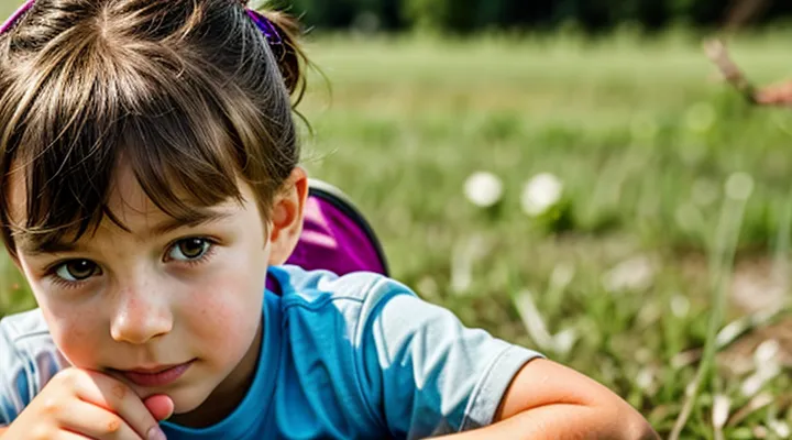 Can a tick bite be unnoticed in a child?