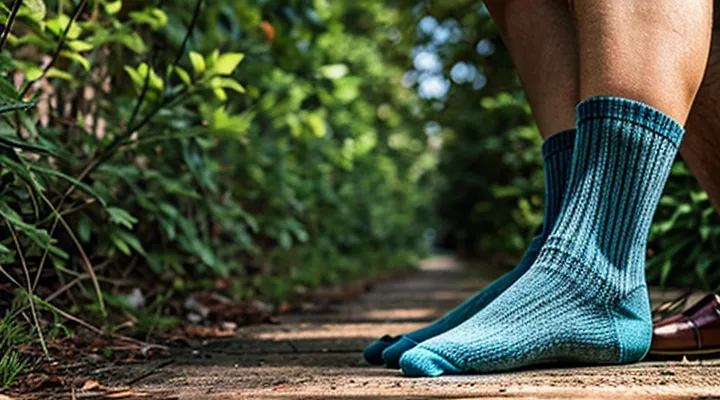 Can a tick bite through a sock?