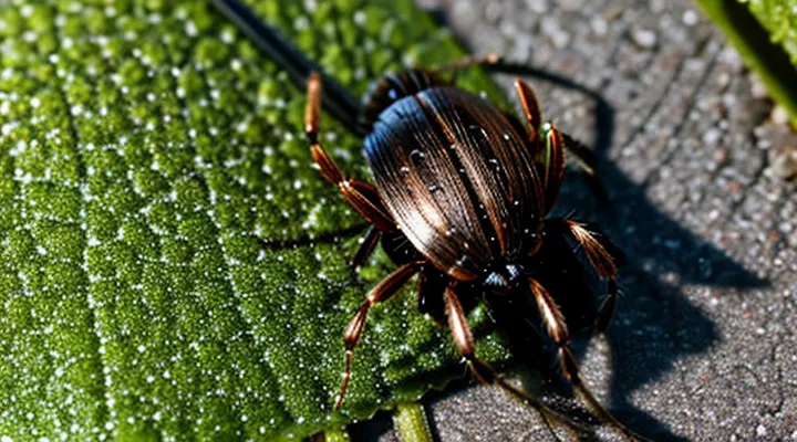 Can a tick crawl without its head?