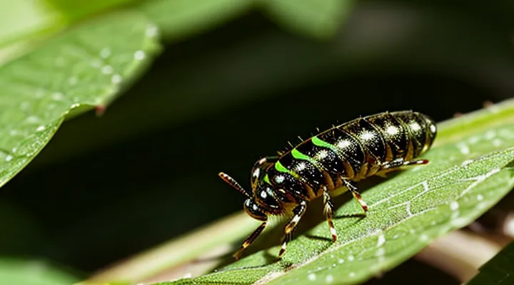 Can a tick larva bite a human?