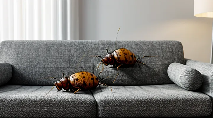 Can bedbugs be removed from a couch?