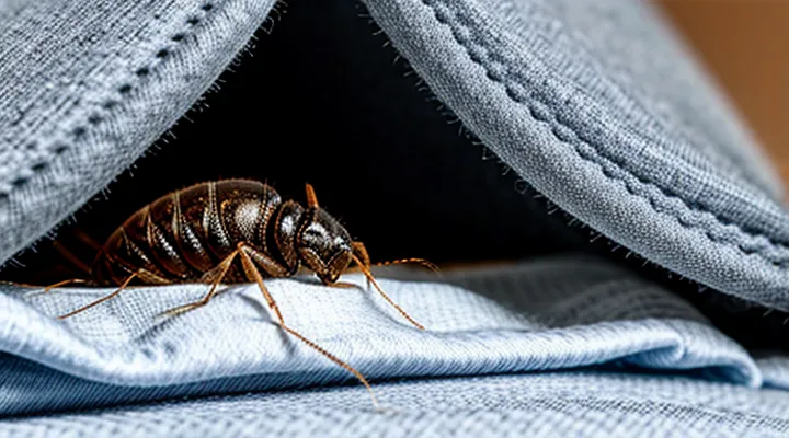 Can bedbugs crawl into clothing?