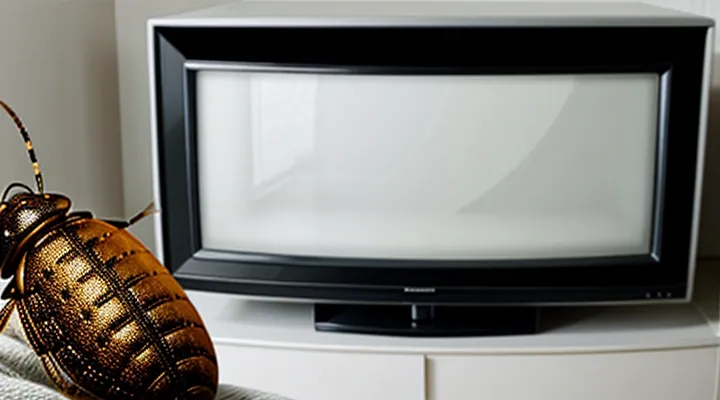 Can bedbugs live in a television?