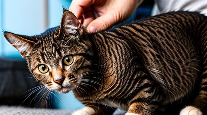 Can cat fleas live on a human, such as on the head?