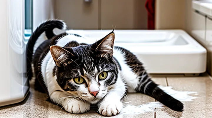 Can fleas be washed off a cat with water?