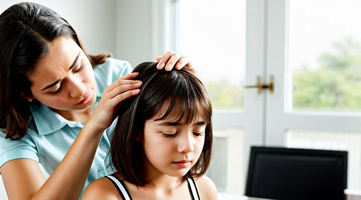 Can lice appear as a result of nervous tension?