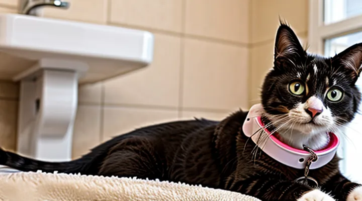 Can you wash a cat while it is wearing a flea collar?