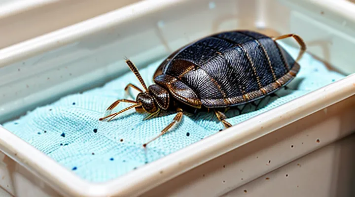 Do bedbugs die during washing?