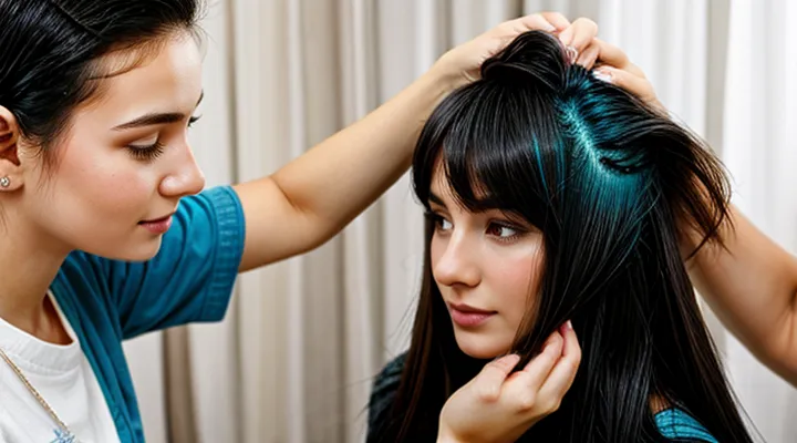 Do lice infest dyed hair?