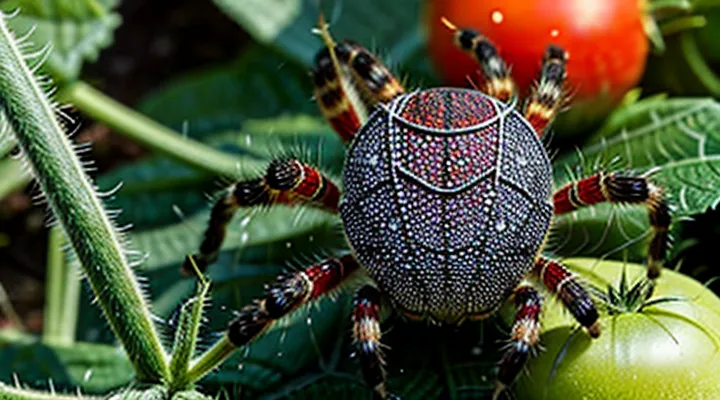 Do spider mites occur on tomatoes?