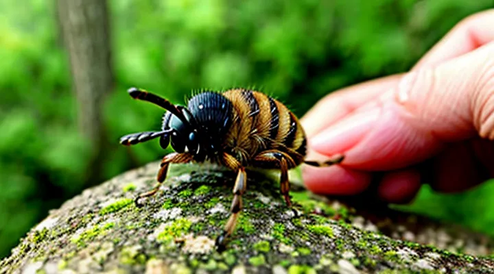 Do ticks jump from trees onto people?