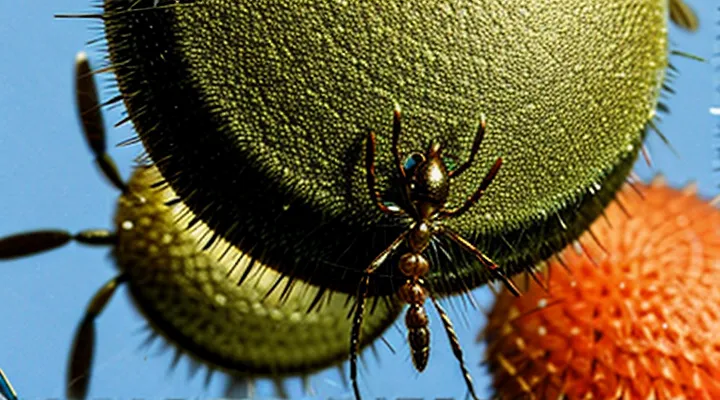 Does a male tick attach to the host?