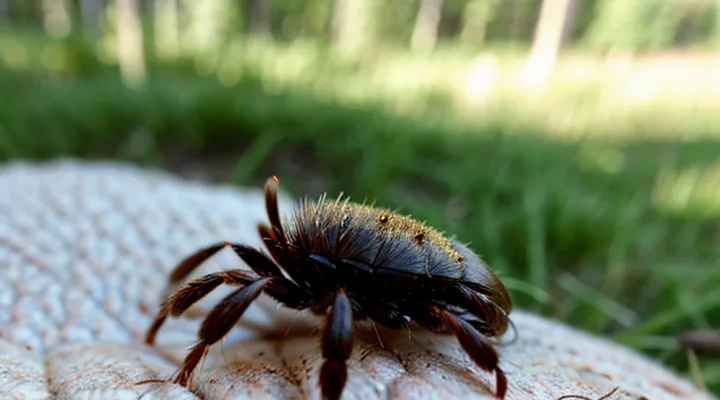 Does a tick bite leave a mark on the skin?