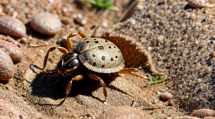 Does a tick burrow completely under the skin?