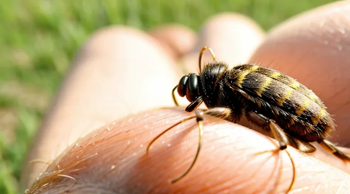 Does the area itch after a tick bite, and why?