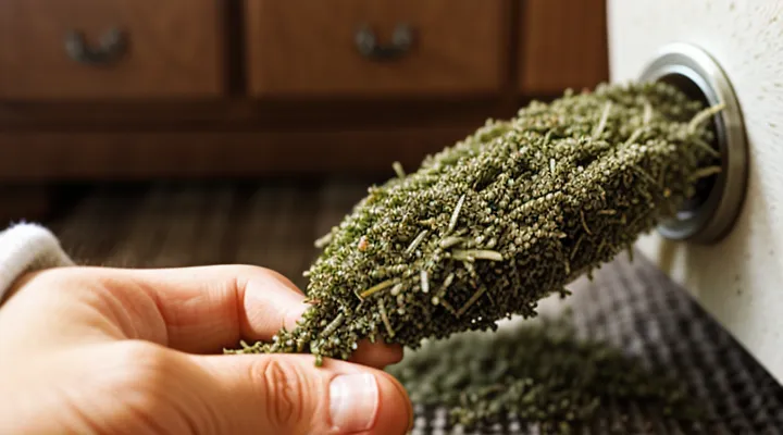 Does wormwood help against fleas in the house?