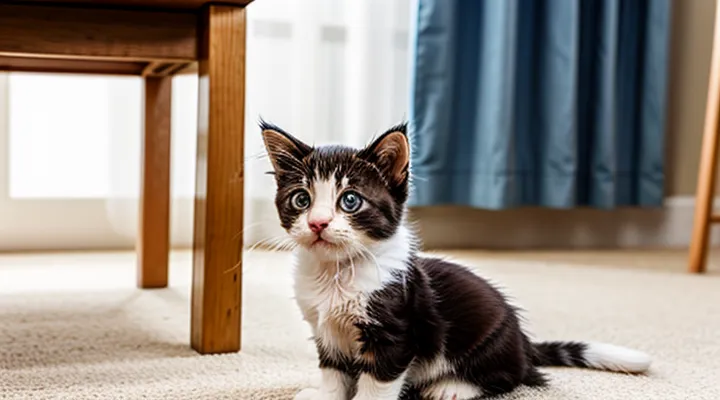 From what age can a kitten be treated for fleas?