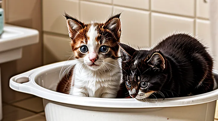 From what age can kittens be washed for fleas?