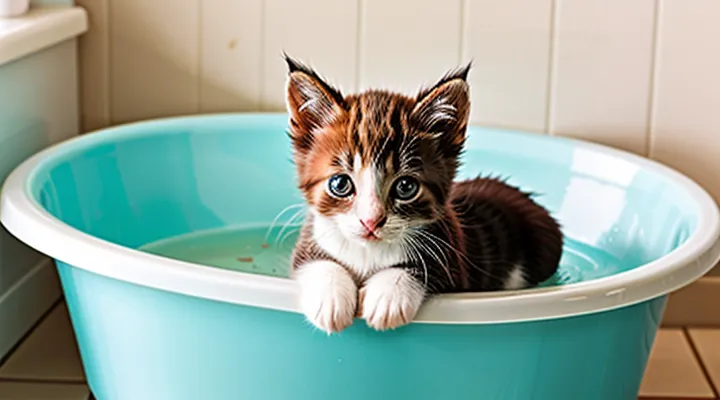 From what age is it safe to bathe kittens with flea shampoo?