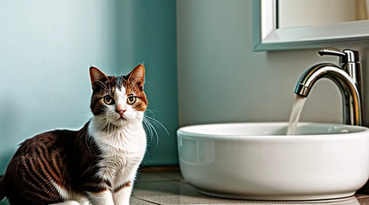 How can a cat be washed for fleas at home?