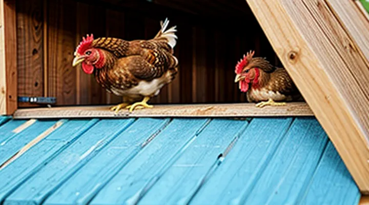 How can a chicken coop be treated for lice at home?