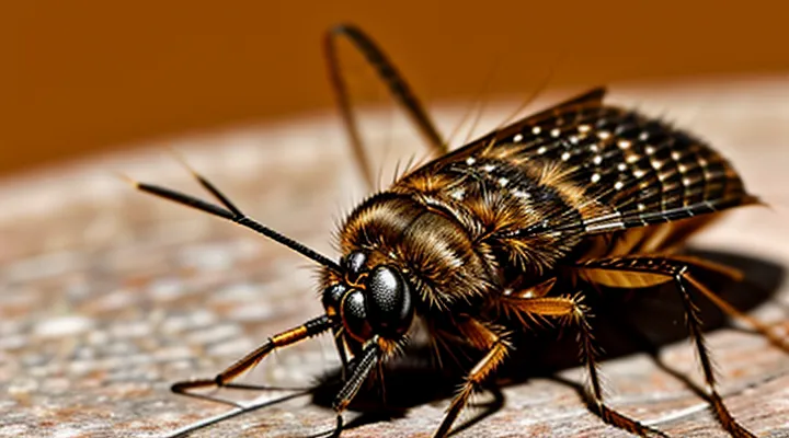 How can a flea bite be distinguished from a mosquito bite?