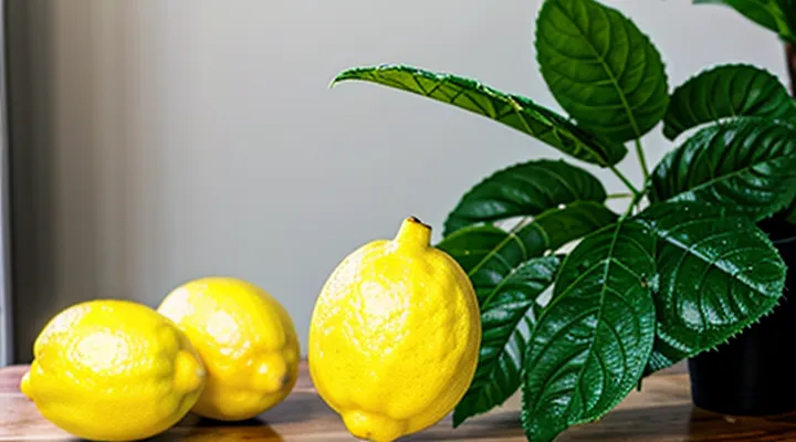How can a lemon be treated for spider mites at home?