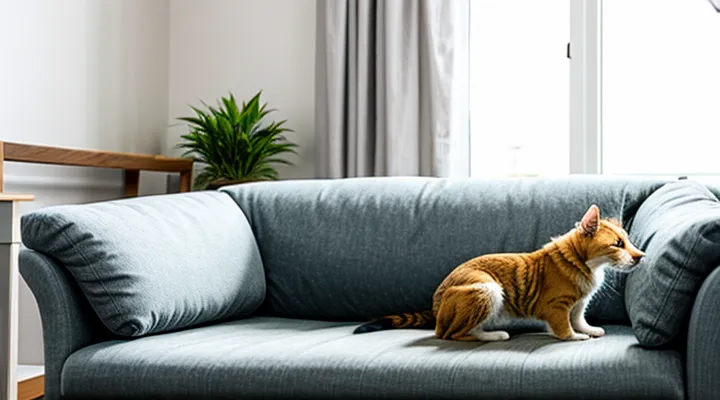How can a sofa be safely treated for fleas at home?