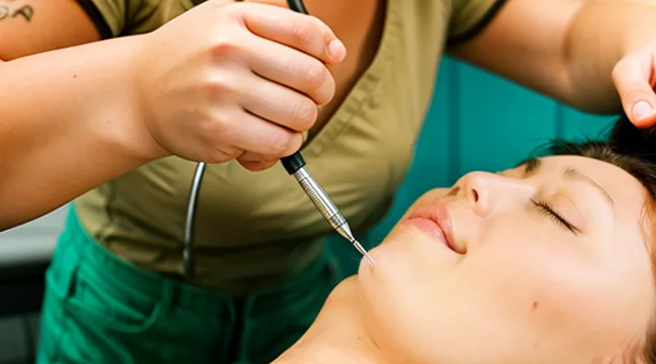 How can a subcutaneous tick on a person's body be removed?