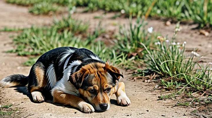 How can a tick be identified on a dog?
