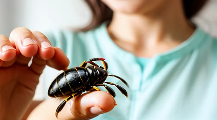 How can a tick be quickly and effectively removed from a person at home?