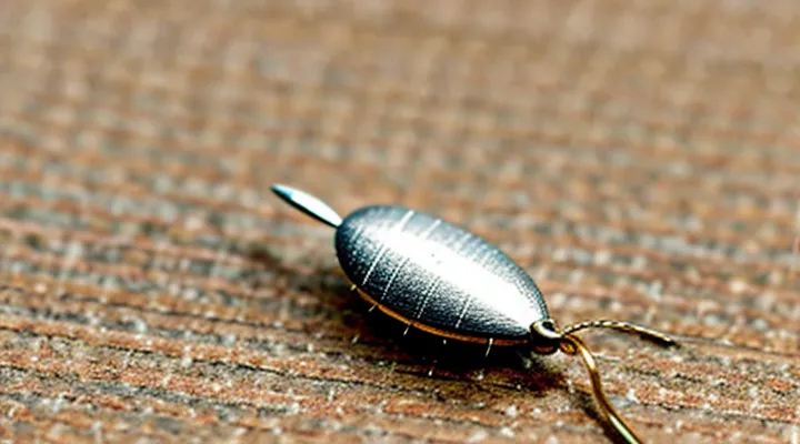 How can a tick be removed using a thread?