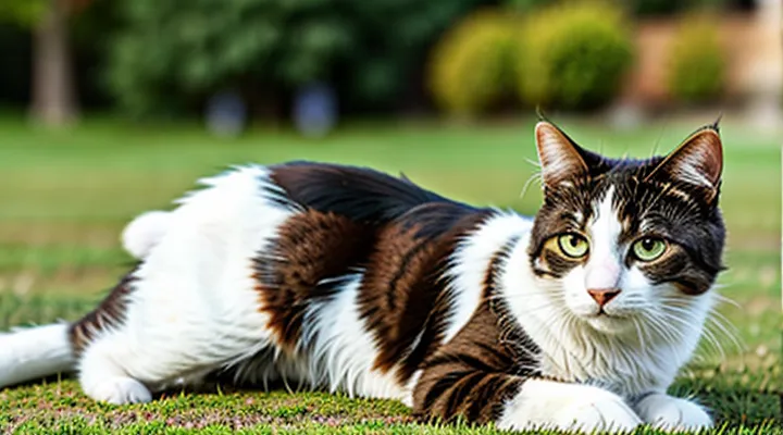 How can a tick be safely removed from a cat?