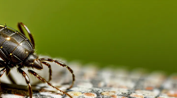 How can a tick bite be distinguished from other bites on a human?