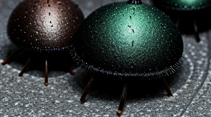 How can an encephalitic tick be identified by its appearance?