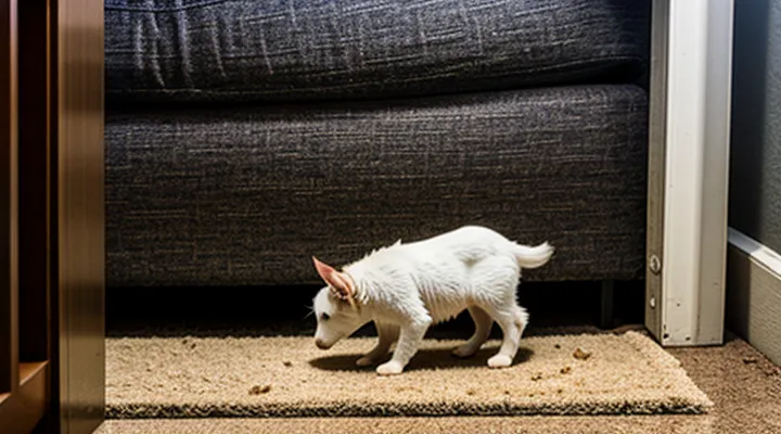 How can basement fleas be eliminated in an apartment?