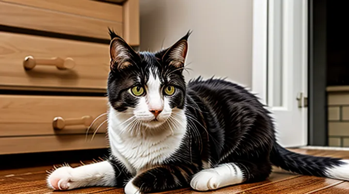 How can fleas appear on a domestic cat?